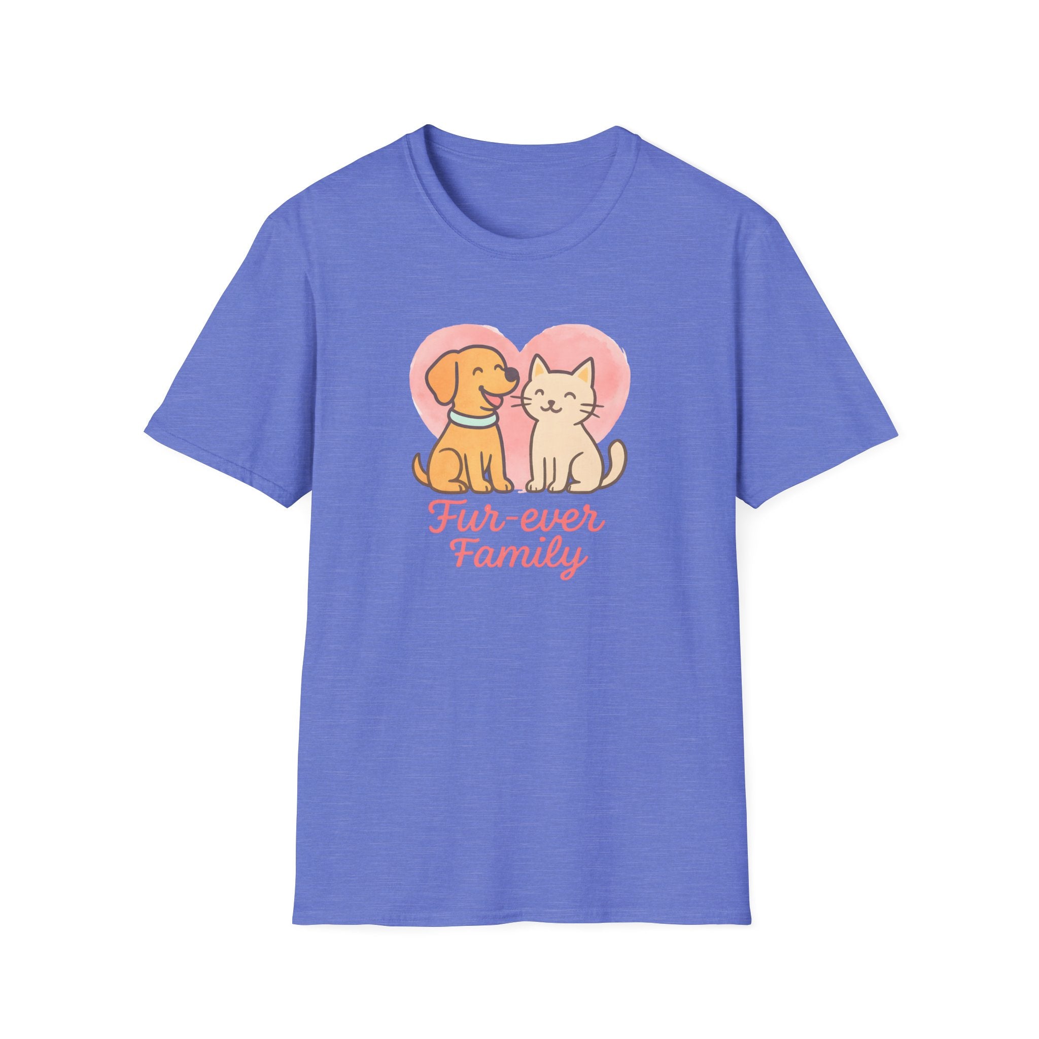 Dog and Cat Fur-Ever Family T-Shirt