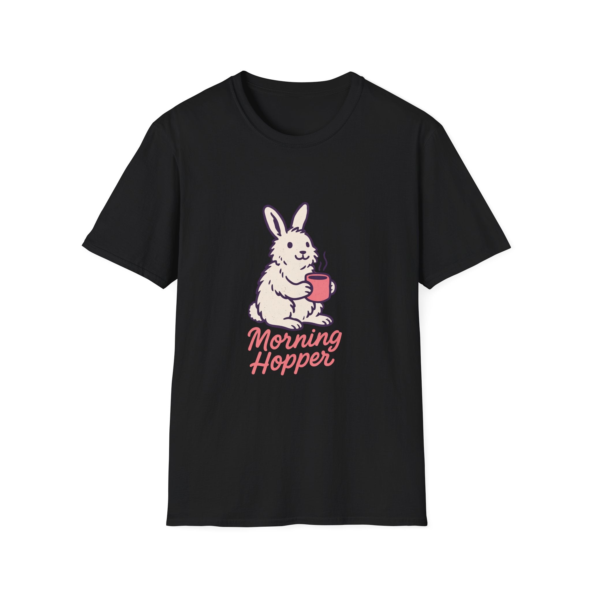 Bunny Sipping Morning Coffee T-Shirt