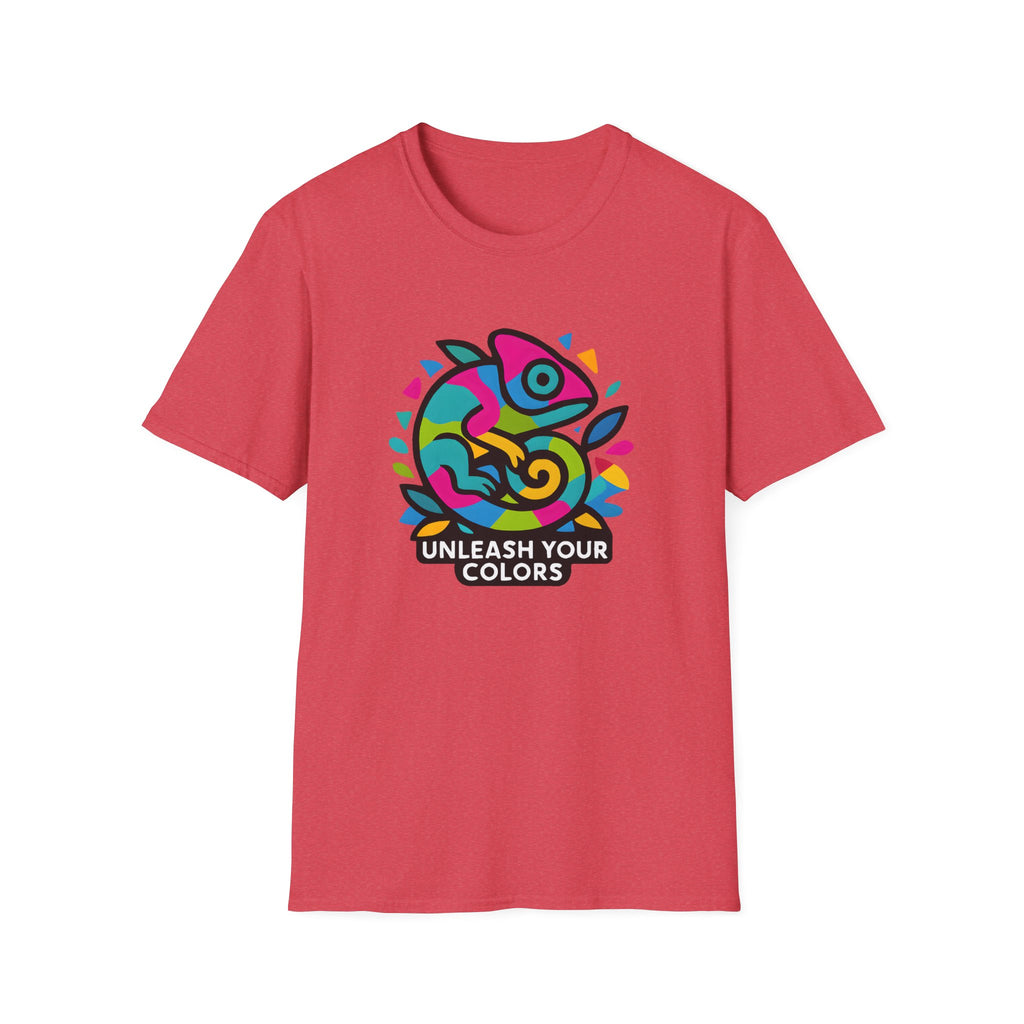 Unleash Your Colors Chameleon Logo T-Shirt