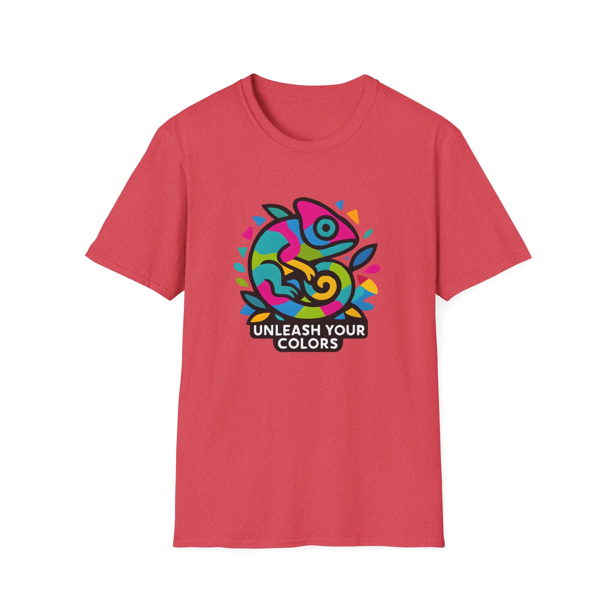 Unleash Your Colors Chameleon Logo T-Shirt