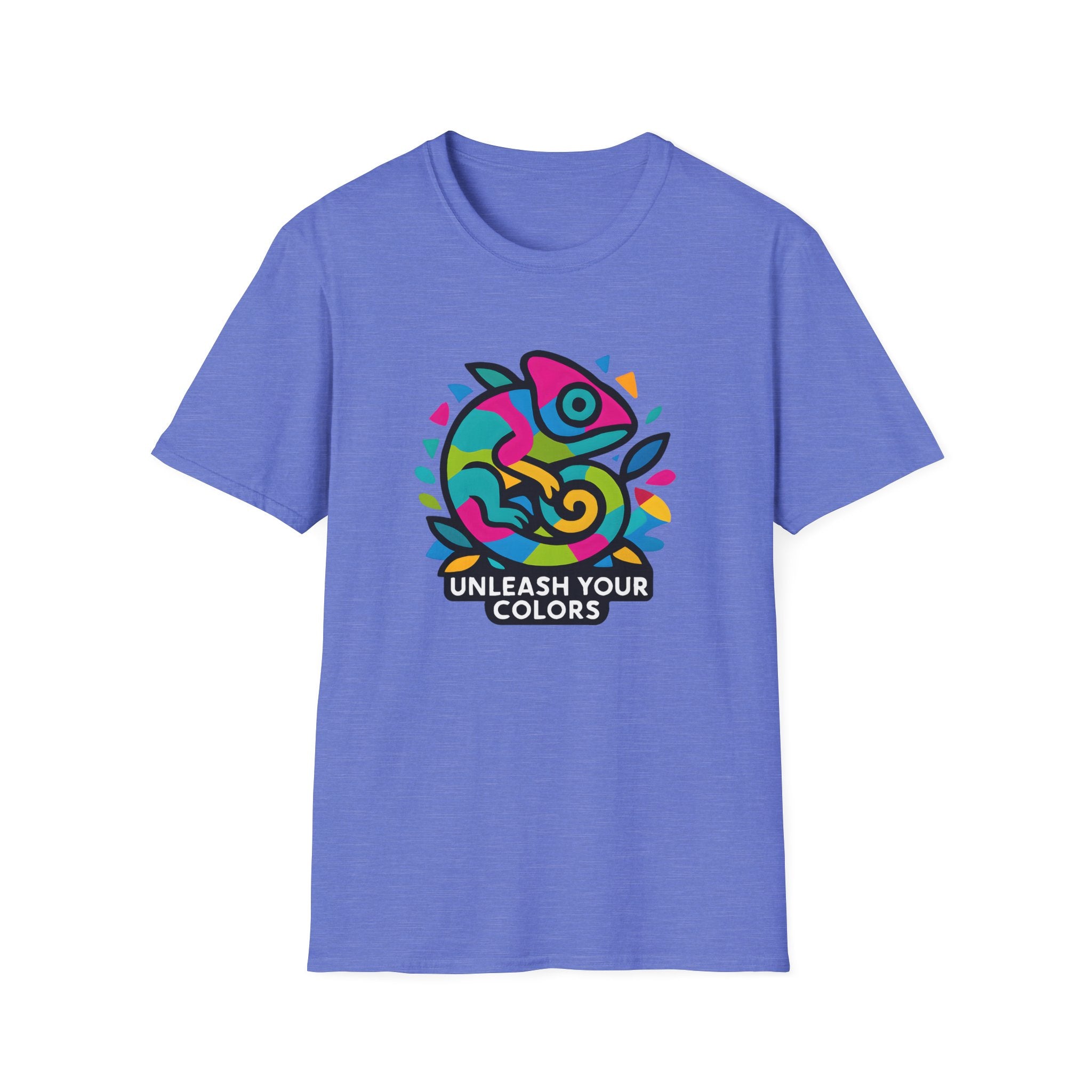 Unleash Your Colors Chameleon Logo T-Shirt
