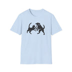 Cat and Dog Playing Pet T-Shirt