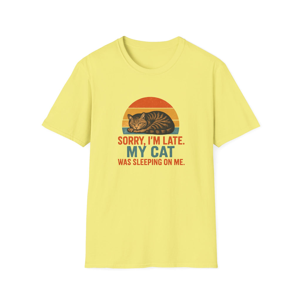 Cat Sleeping On Me T-Shirt