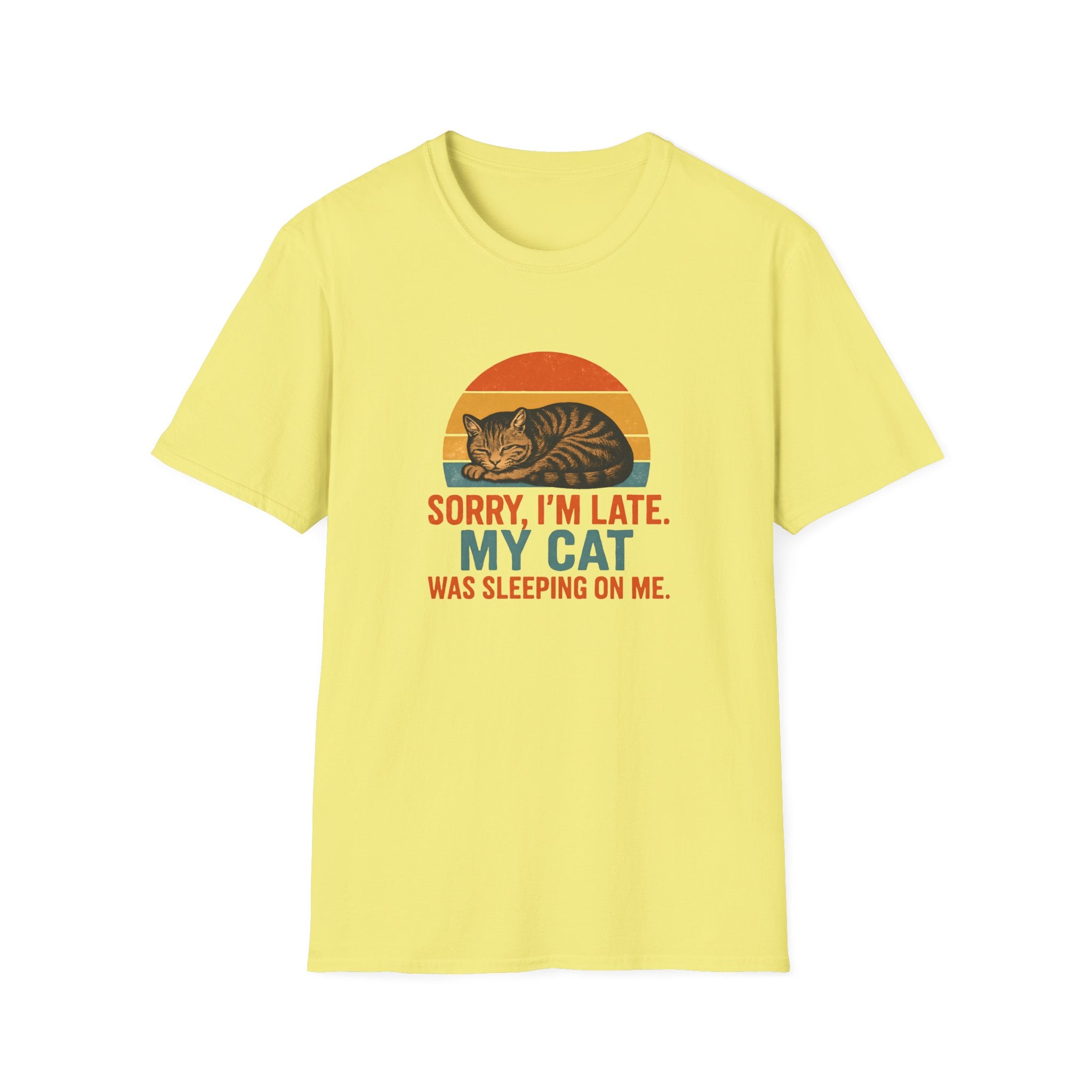Cat Sleeping On Me T-Shirt