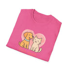 Dog and Cat Fur-Ever Family T-Shirt
