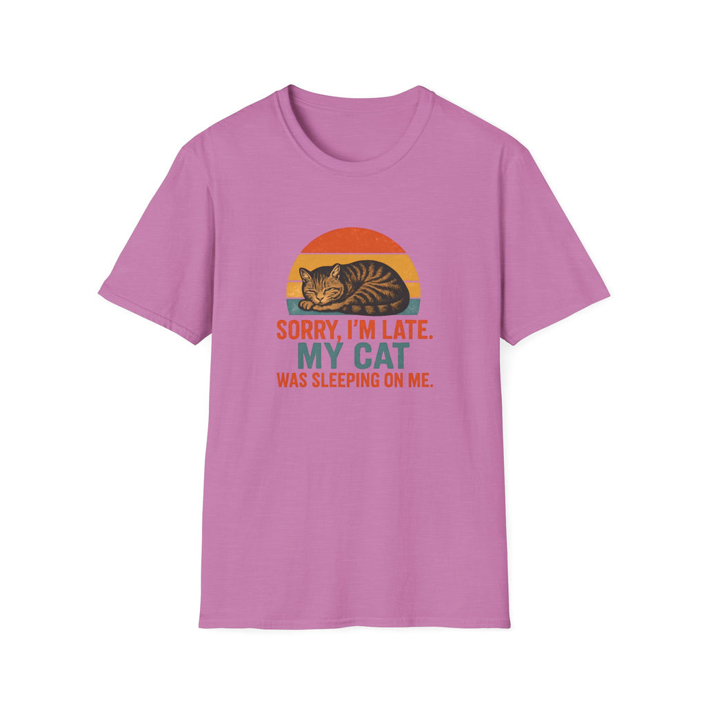 Cat Sleeping On Me T-Shirt