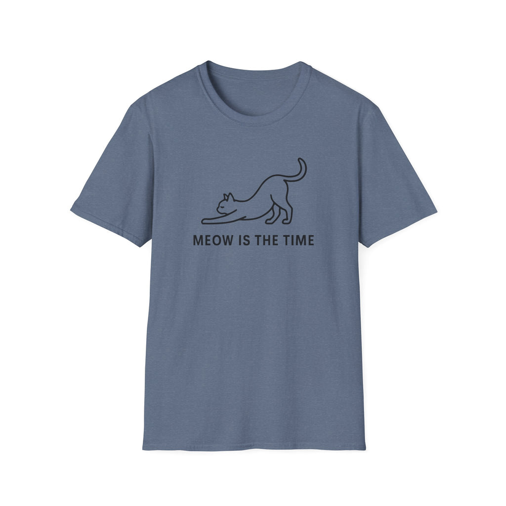 Meow is the Time silhouette T-Shirt