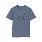 Meow is the Time silhouette T-Shirt