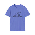 Meow is the Time silhouette T-Shirt