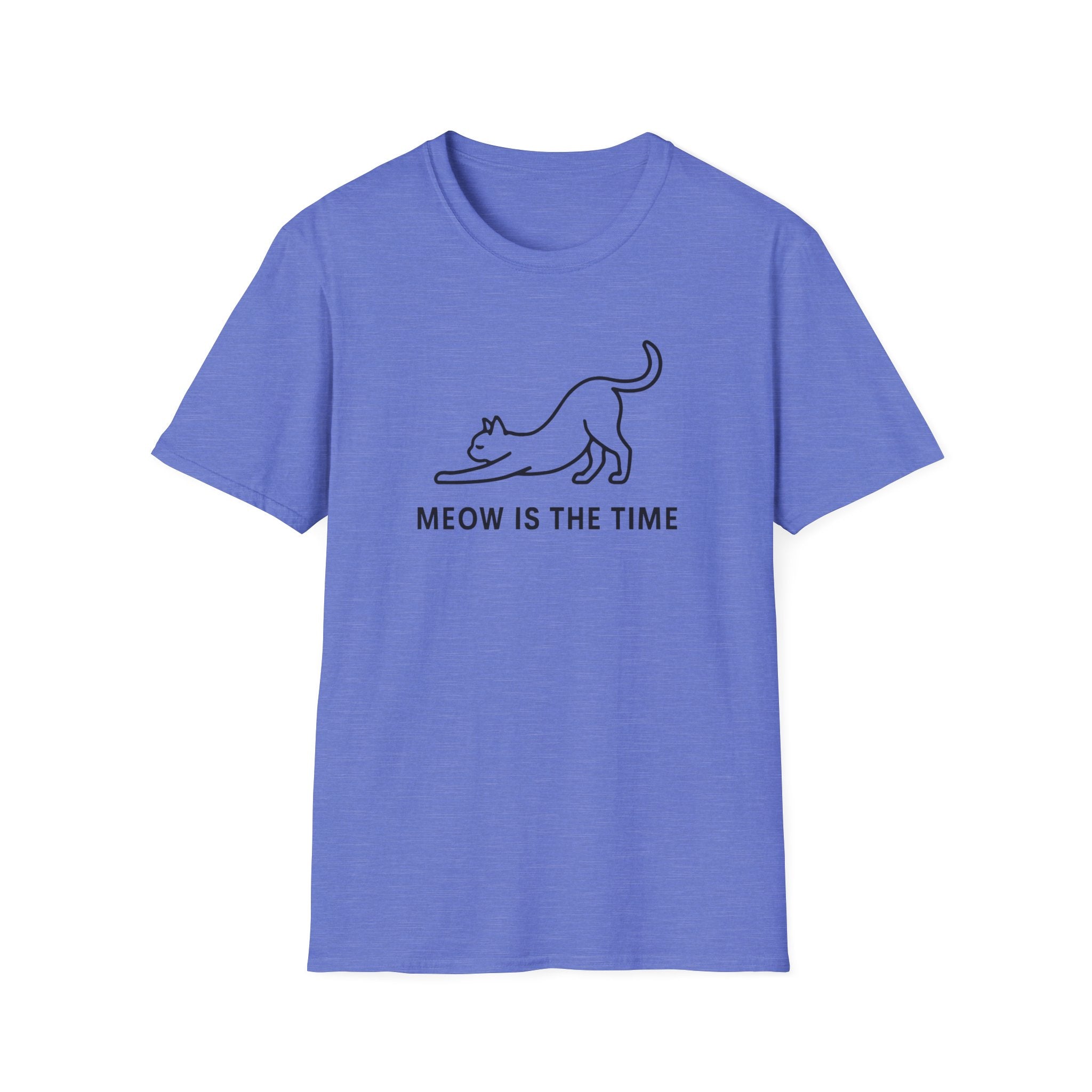 Meow is the Time silhouette T-Shirt