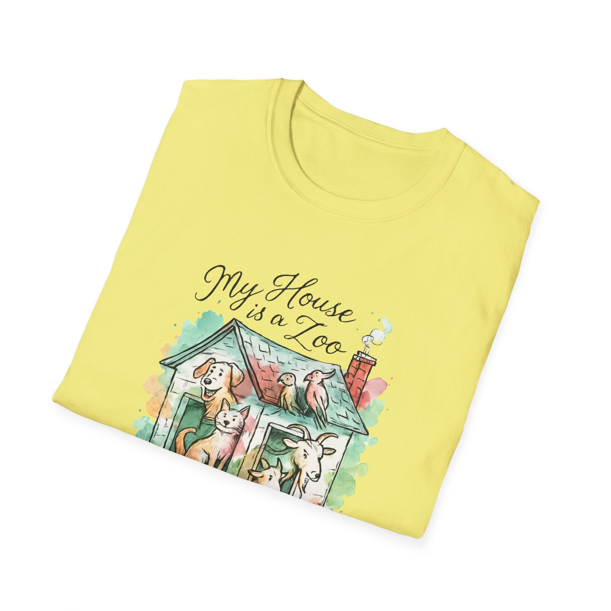 House Full of Animals Pet T-Shirt
