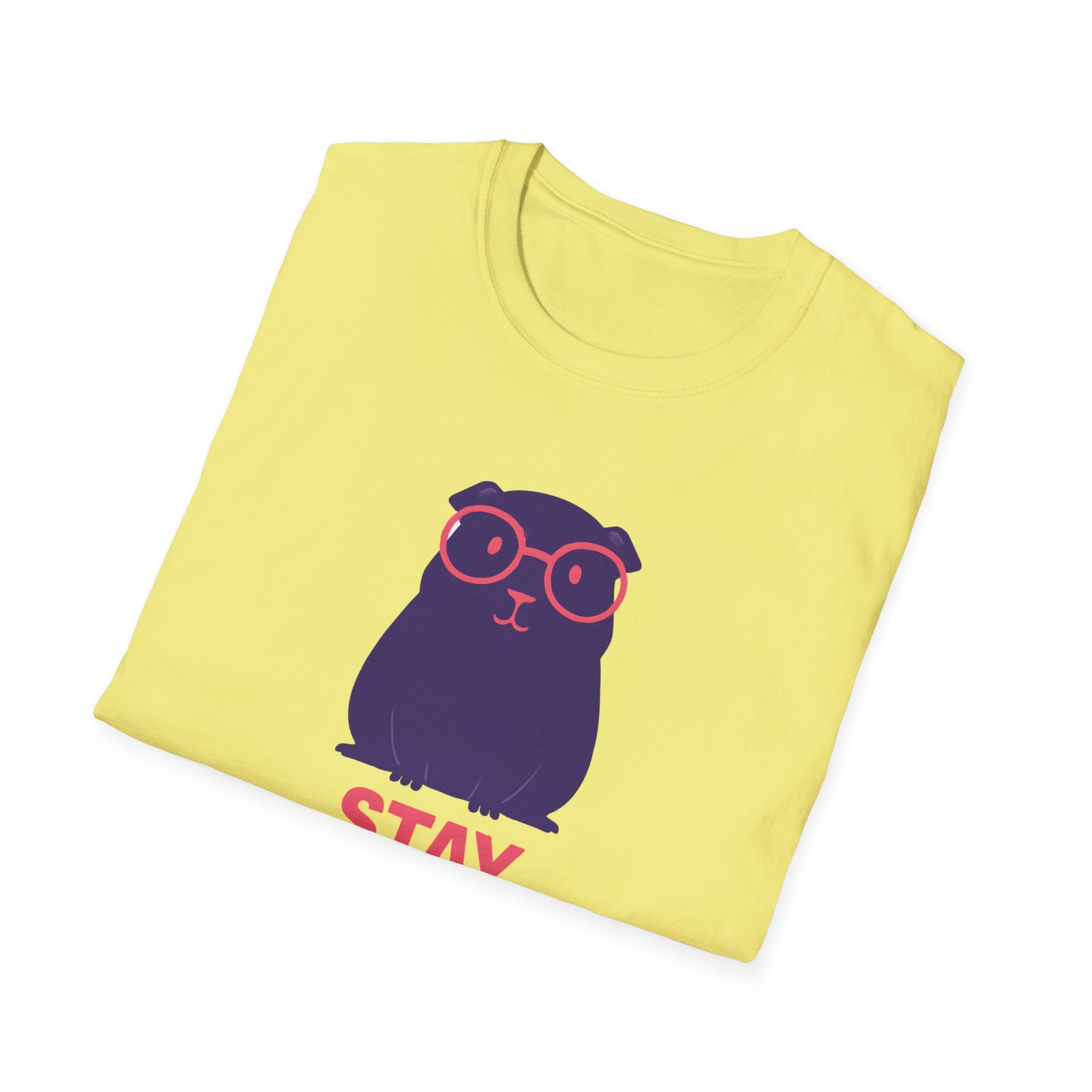 Stay Curious Purple Guinea Pig T-Shirt