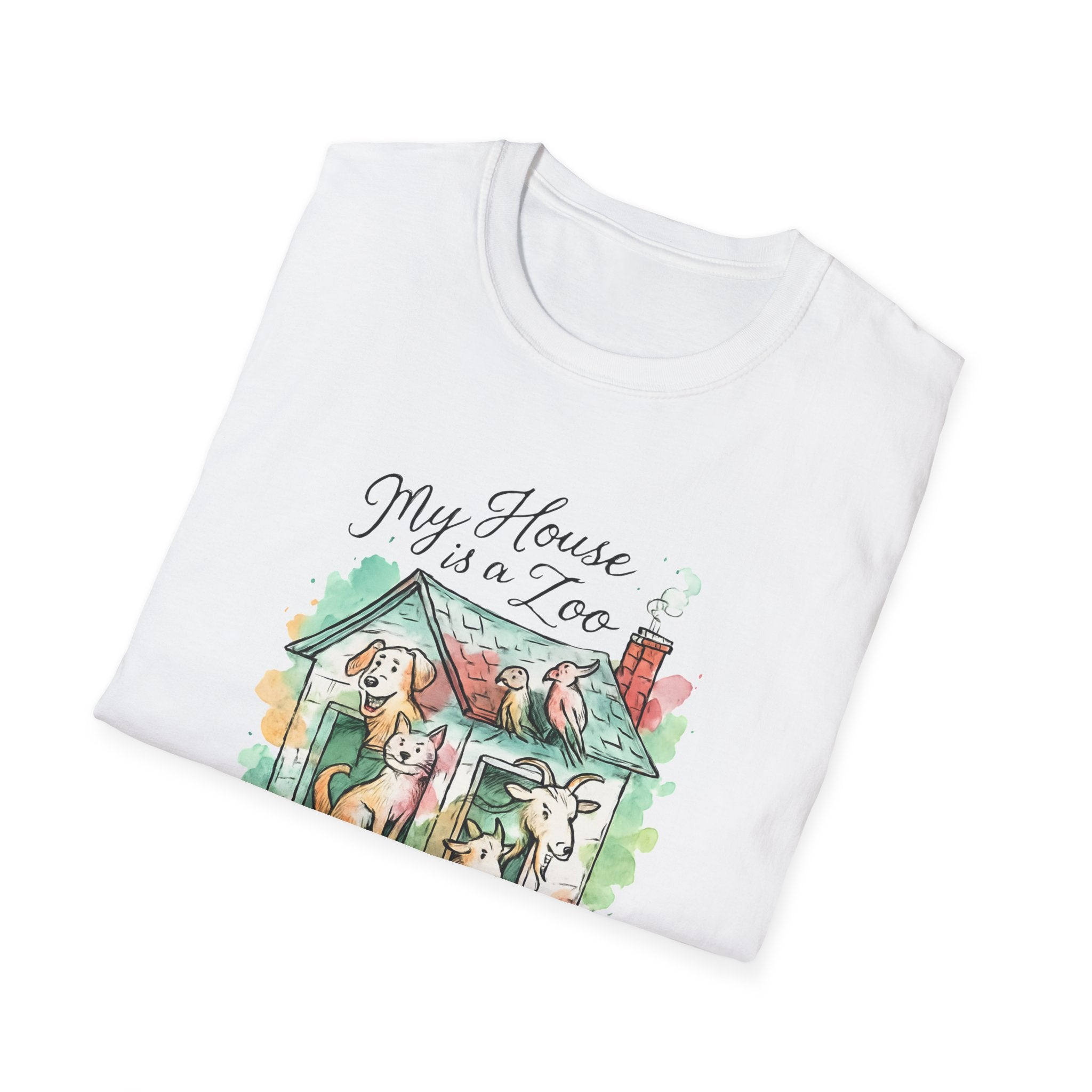 House Full of Animals Pet T-Shirt
