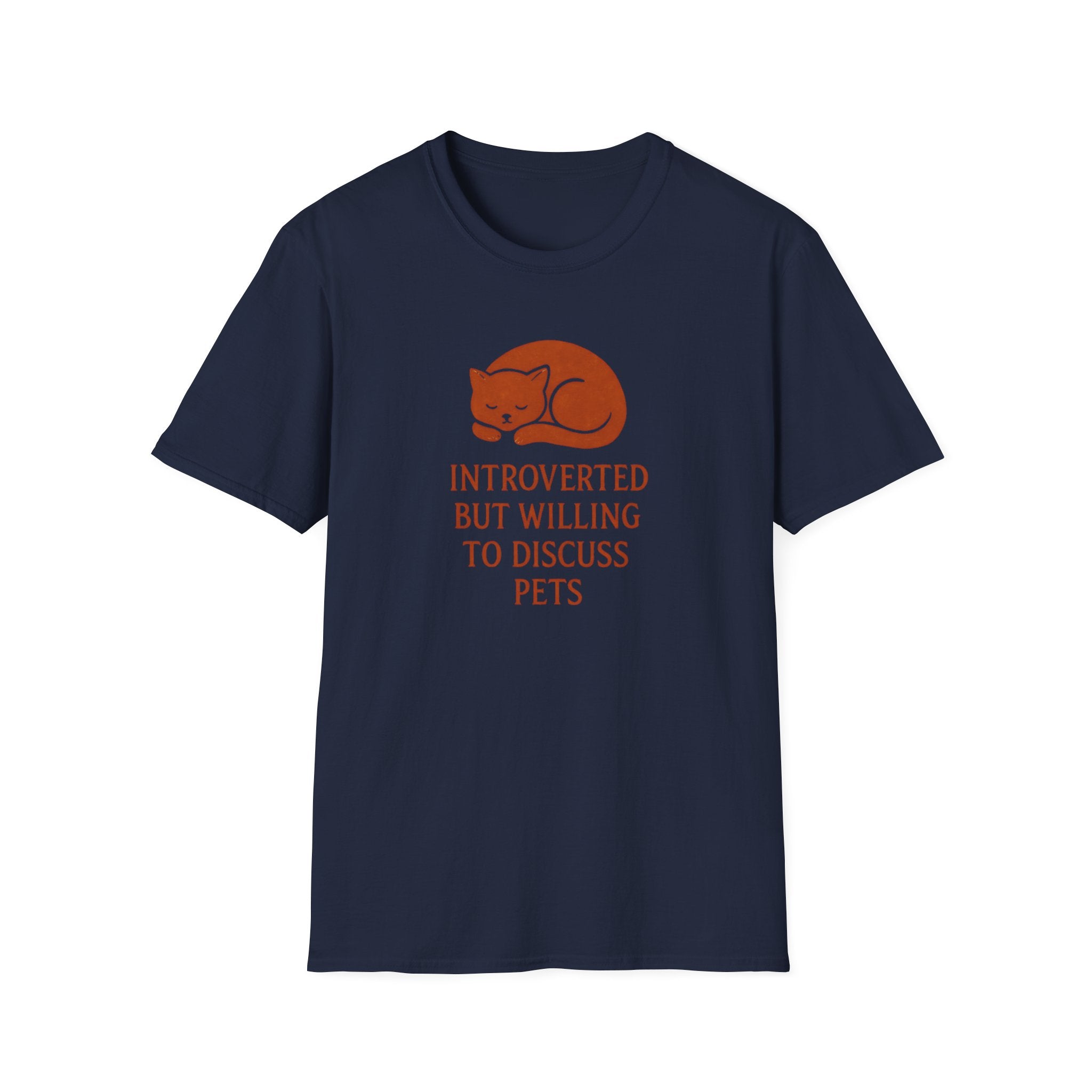Introverted Pet Talk Cat T-Shirt