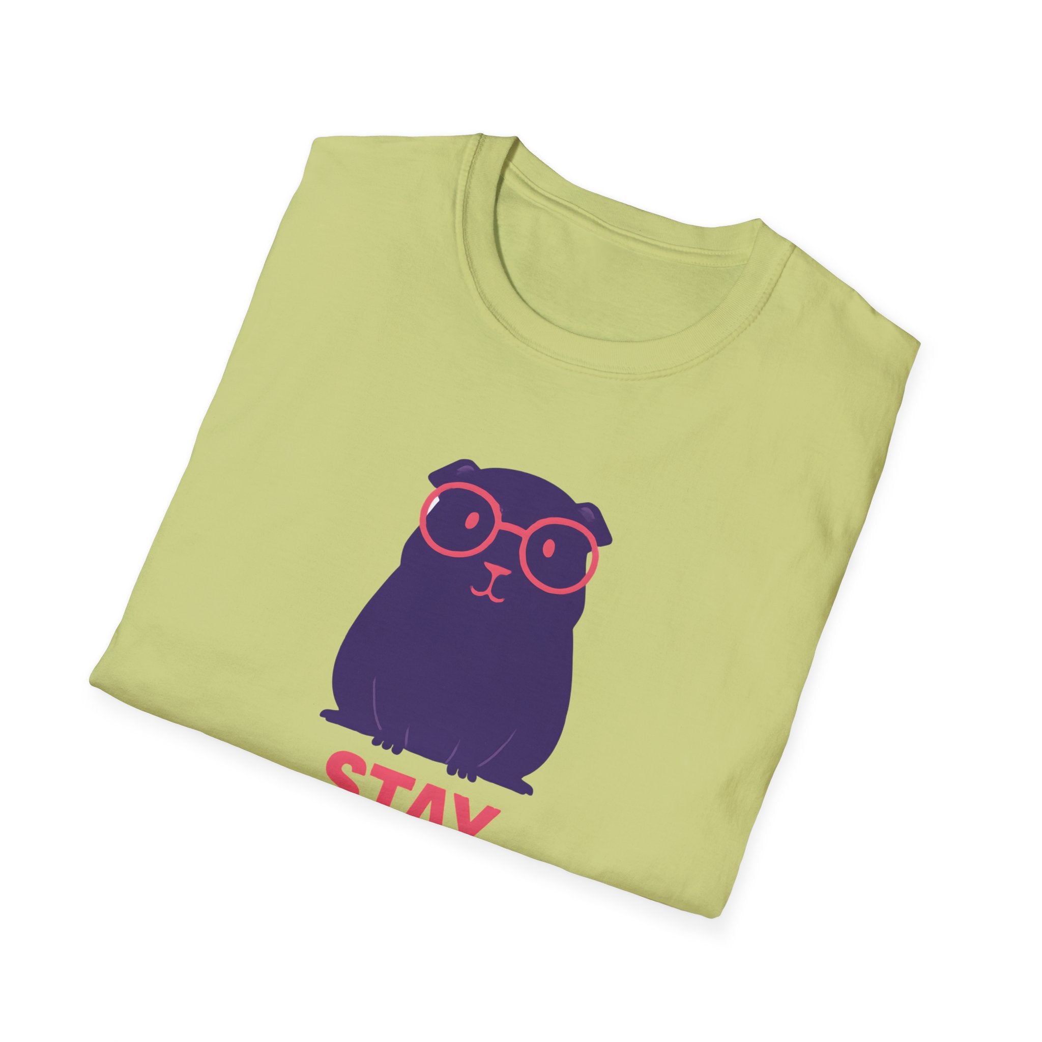 Stay Curious Purple Guinea Pig T-Shirt