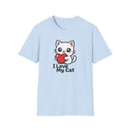 Cute Cat with Heart T-Shirt