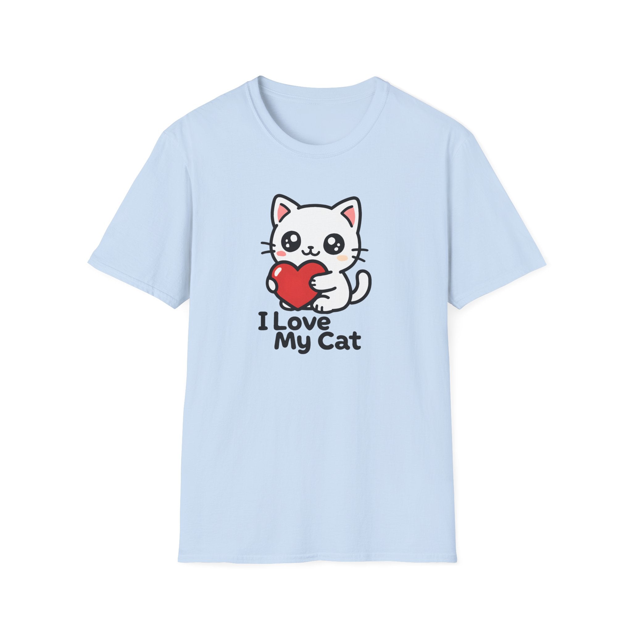 Cute Cat with Heart T-Shirt