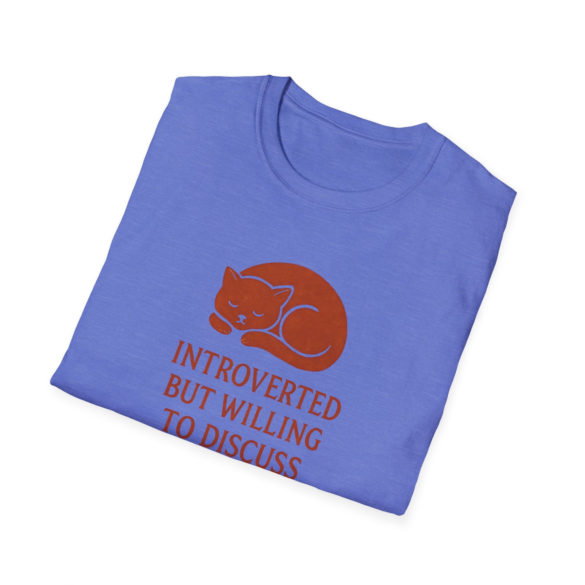 Introverted Pet Talk Cat T-Shirt