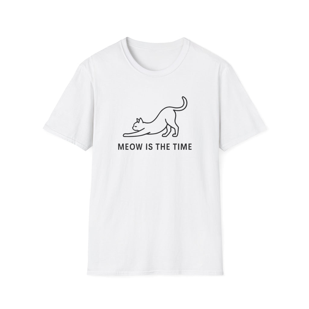 Meow is the Time silhouette T-Shirt