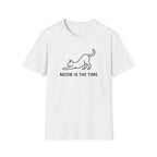 Meow is the Time silhouette T-Shirt