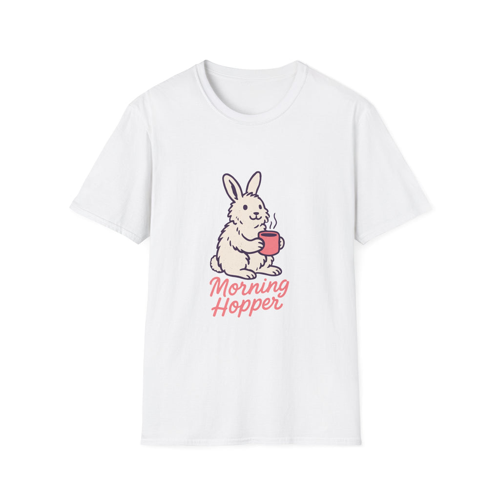 Bunny Sipping Morning Coffee T-Shirt