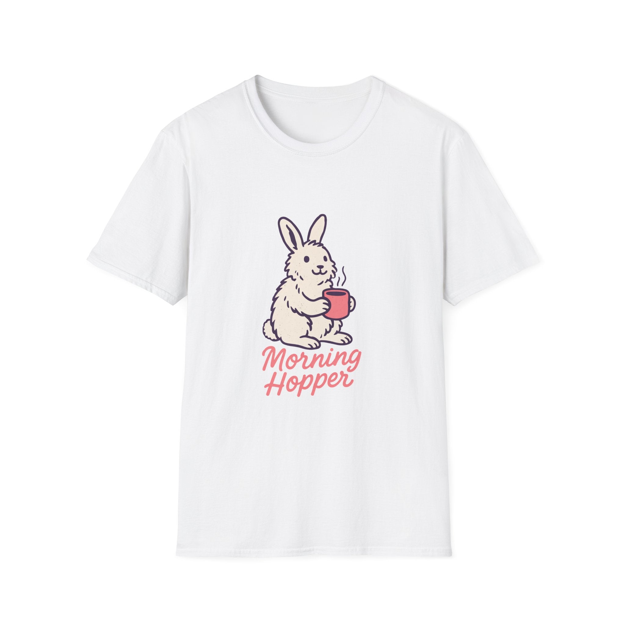 Bunny Sipping Morning Coffee T-Shirt