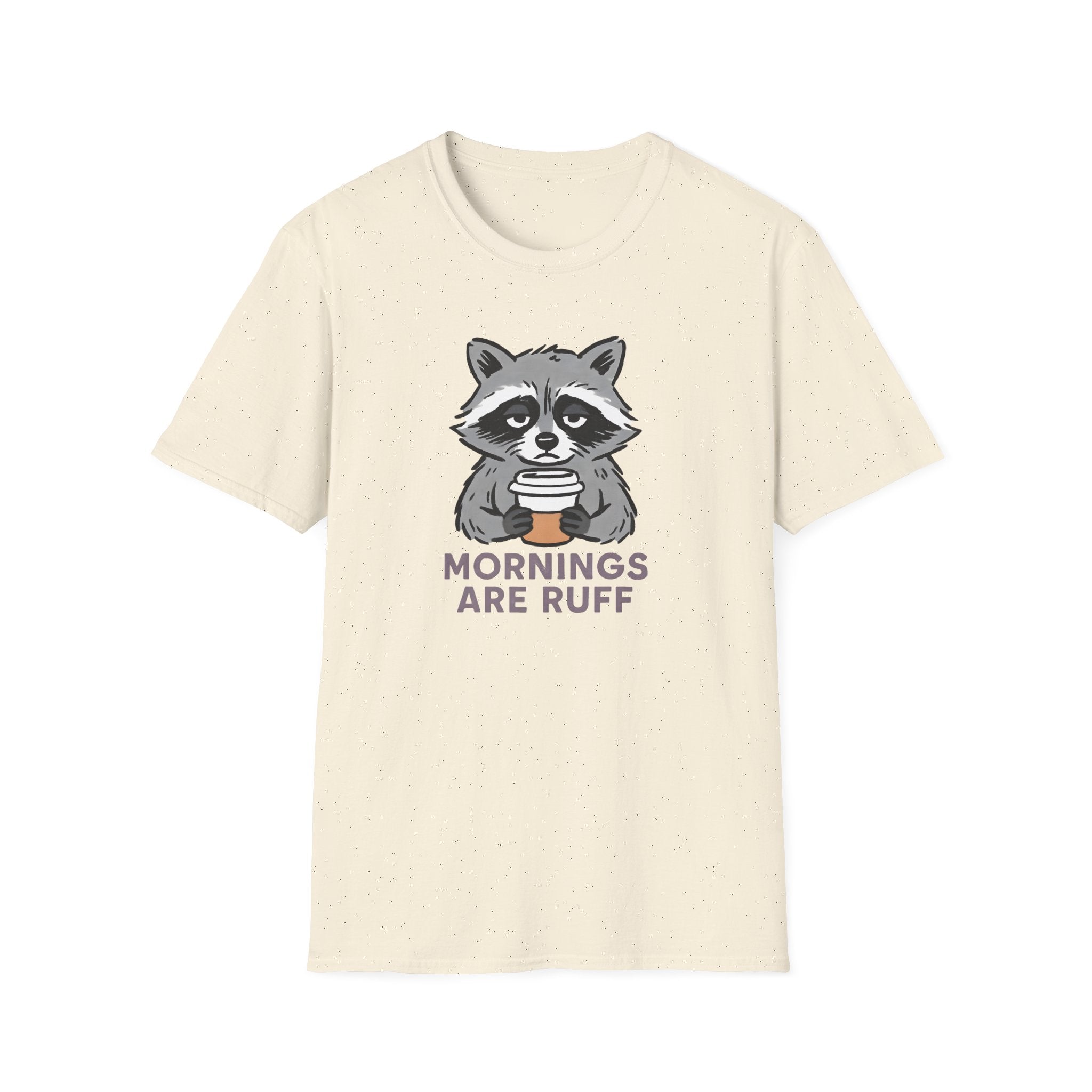 Raccoon Morning Coffee T-Shirt