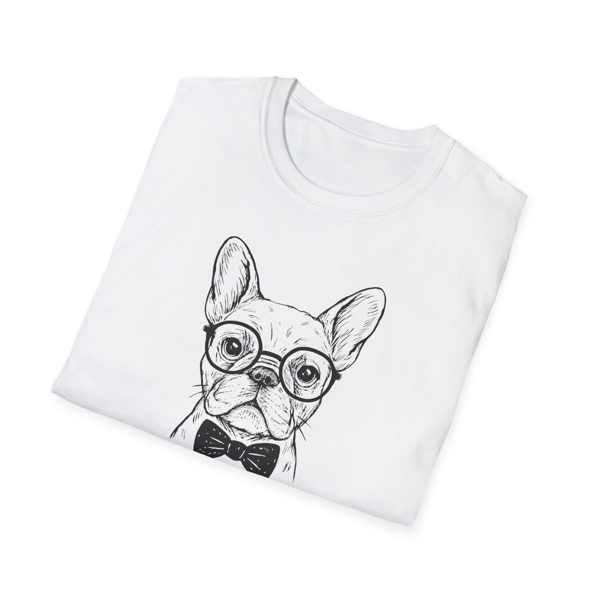 French Bulldog with Glasses T-Shirt