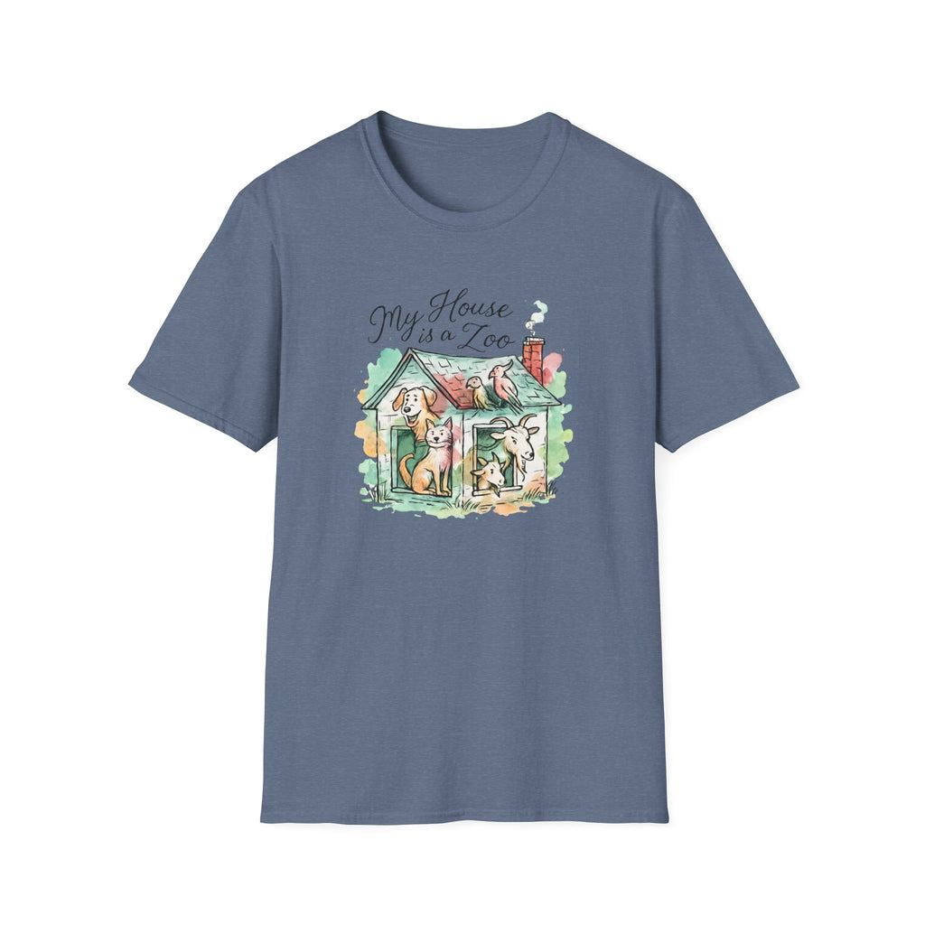 House Full of Animals Pet T-Shirt
