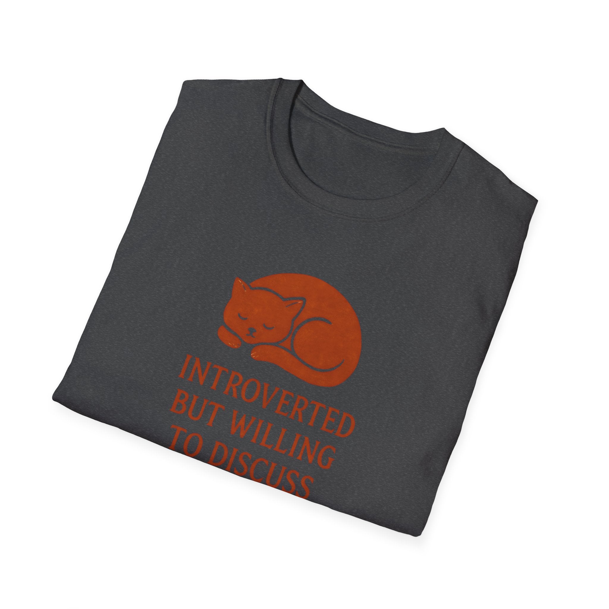 Introverted Pet Talk Cat T-Shirt