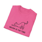 Meow is the Time silhouette T-Shirt
