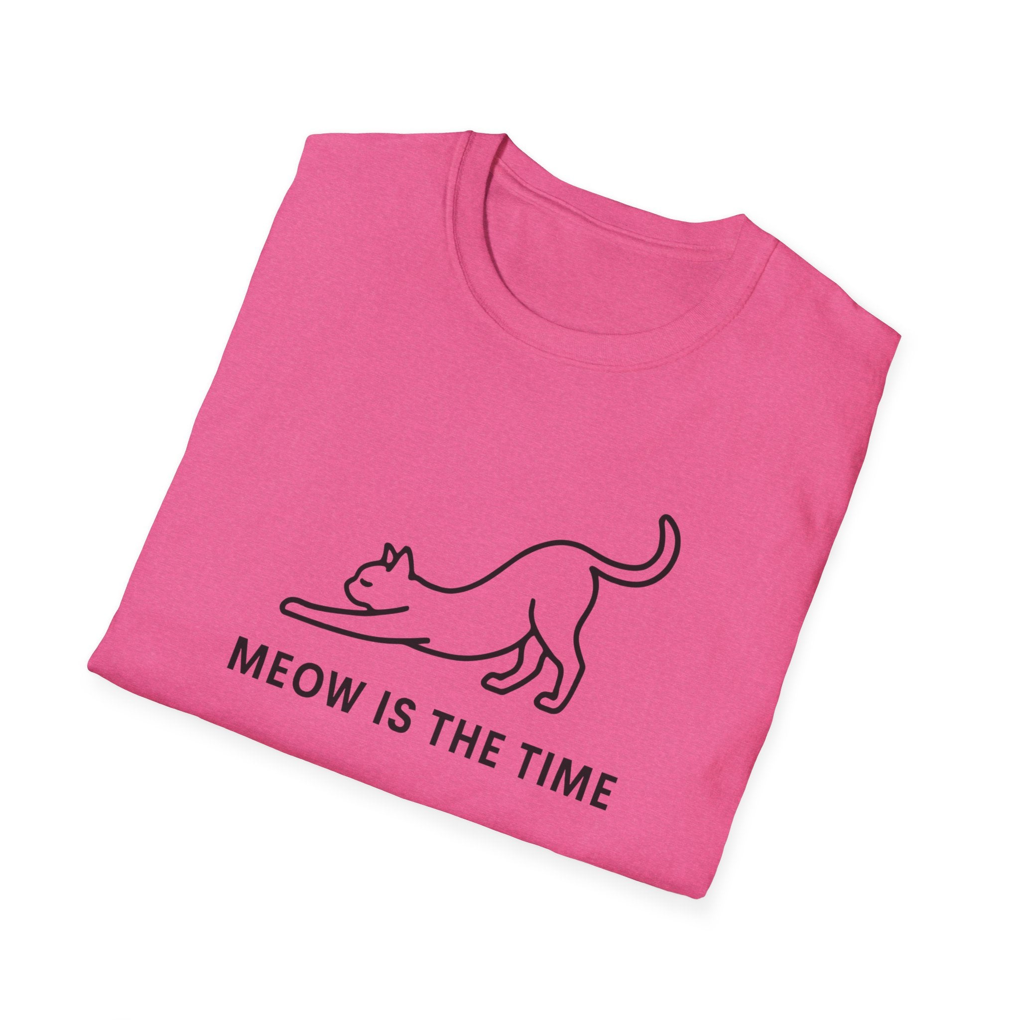 Meow is the Time silhouette T-Shirt