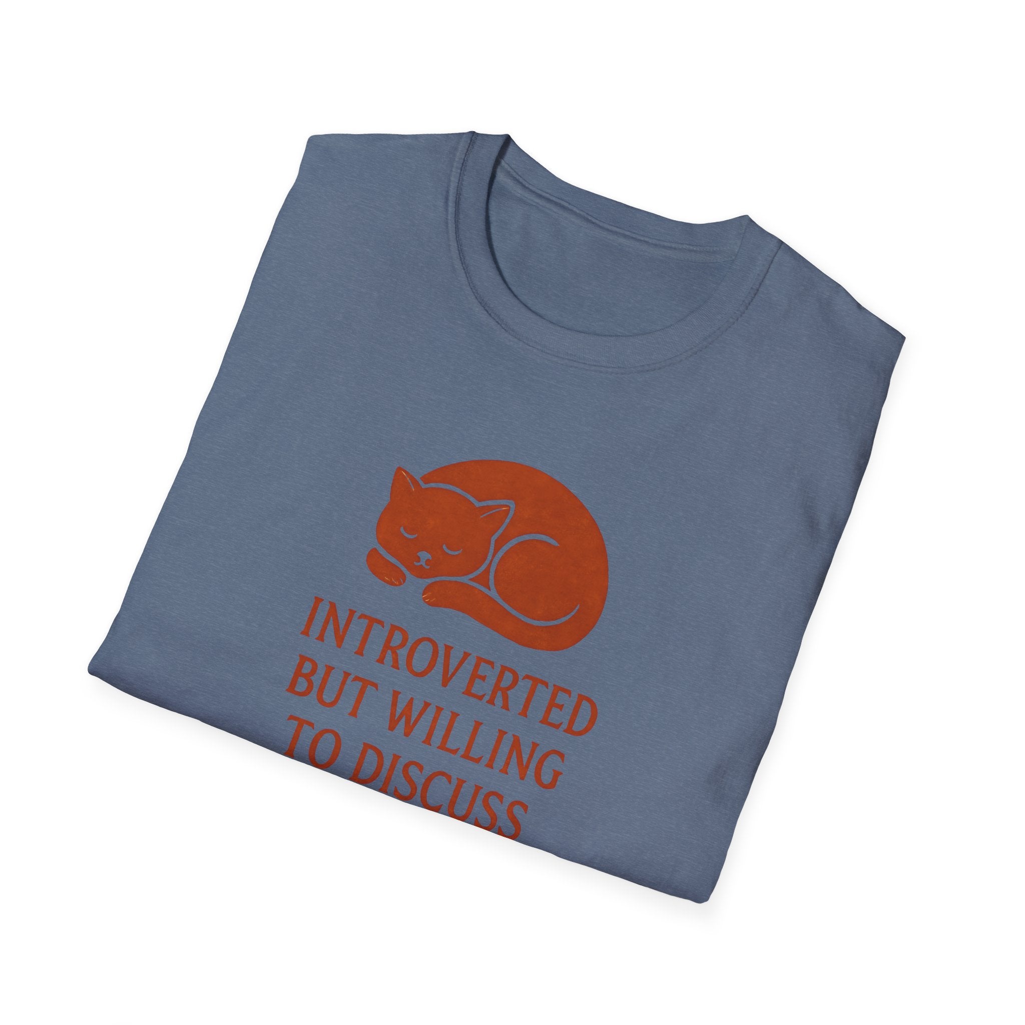 Introverted Pet Talk Cat T-Shirt