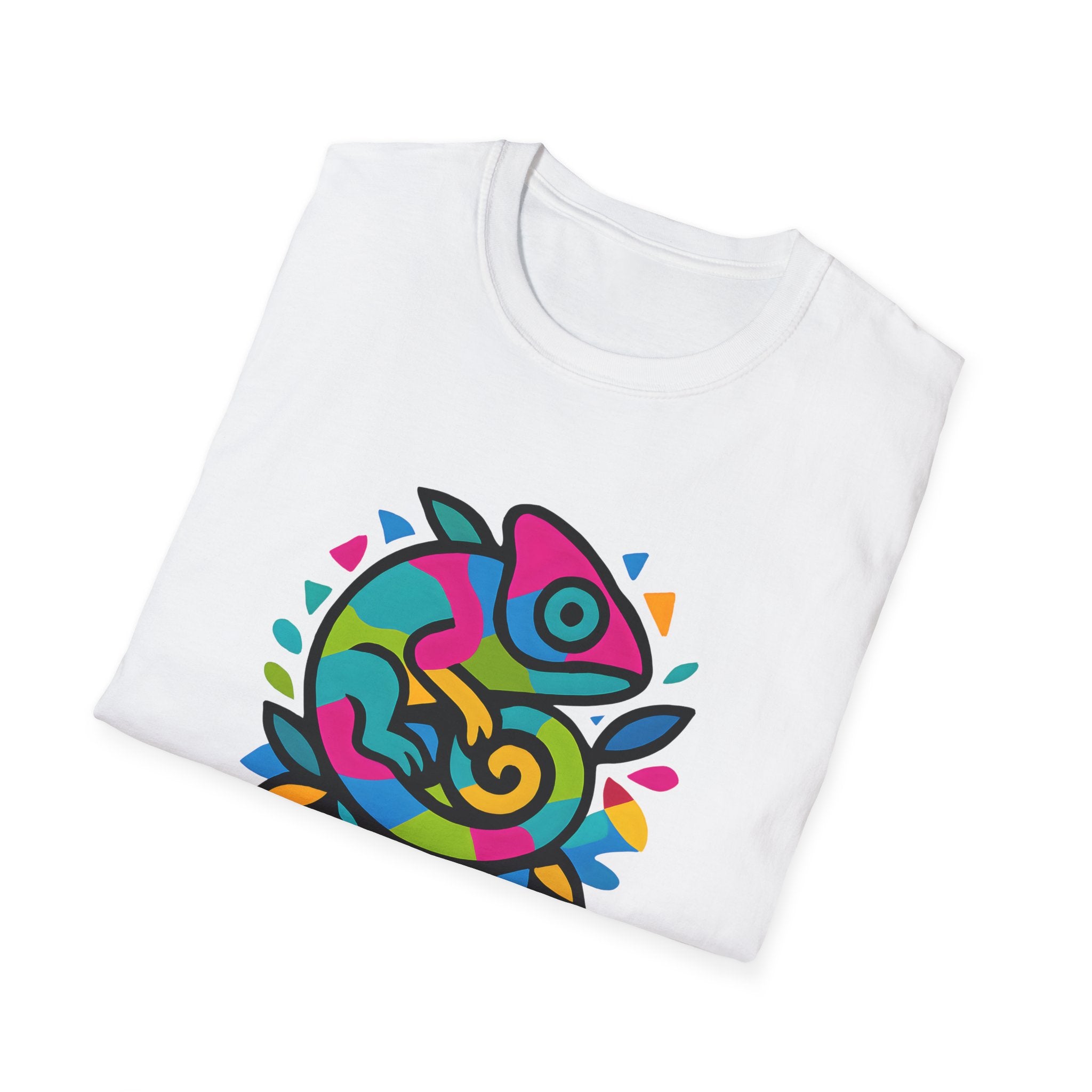 Unleash Your Colors Chameleon Logo T-Shirt