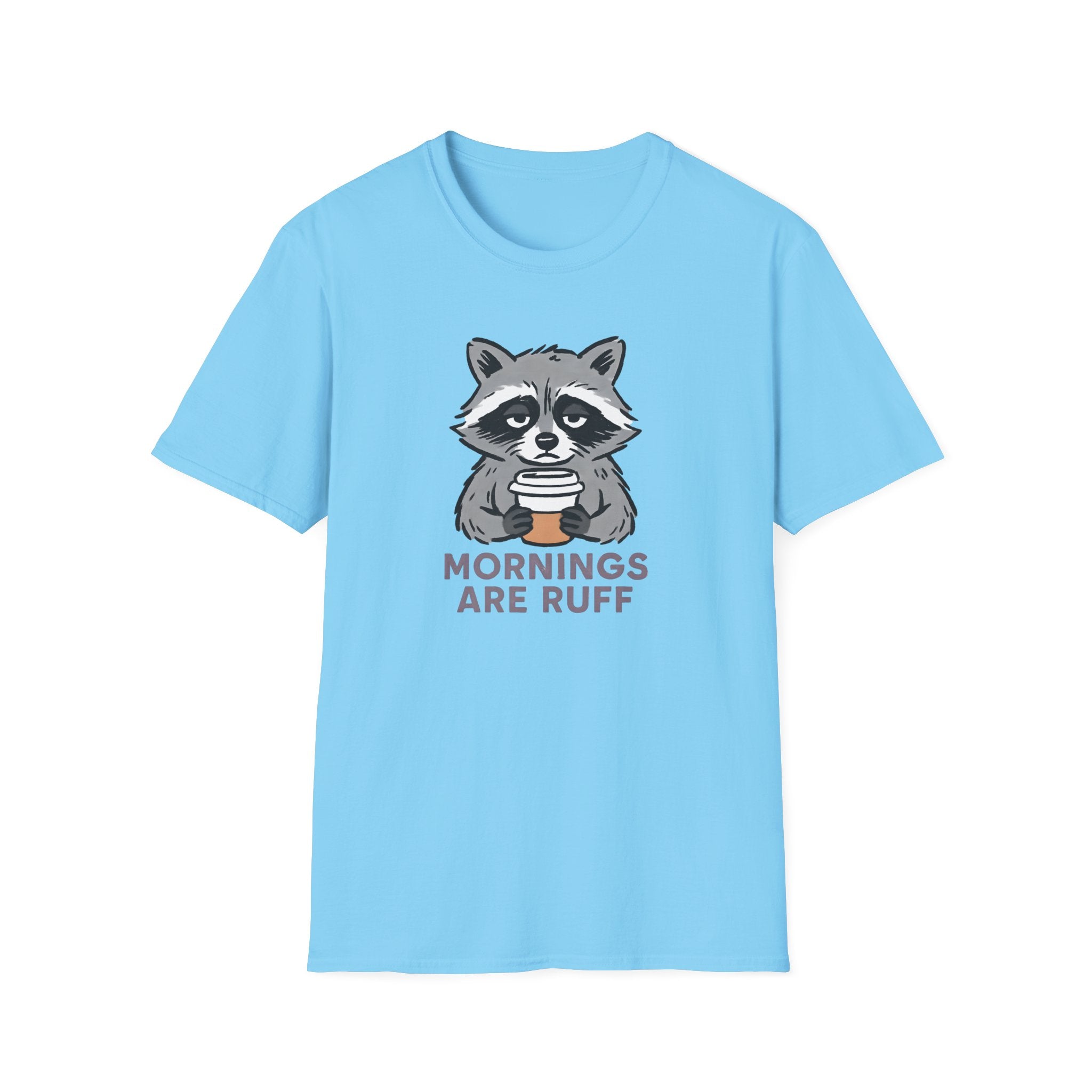 Raccoon Morning Coffee T-Shirt