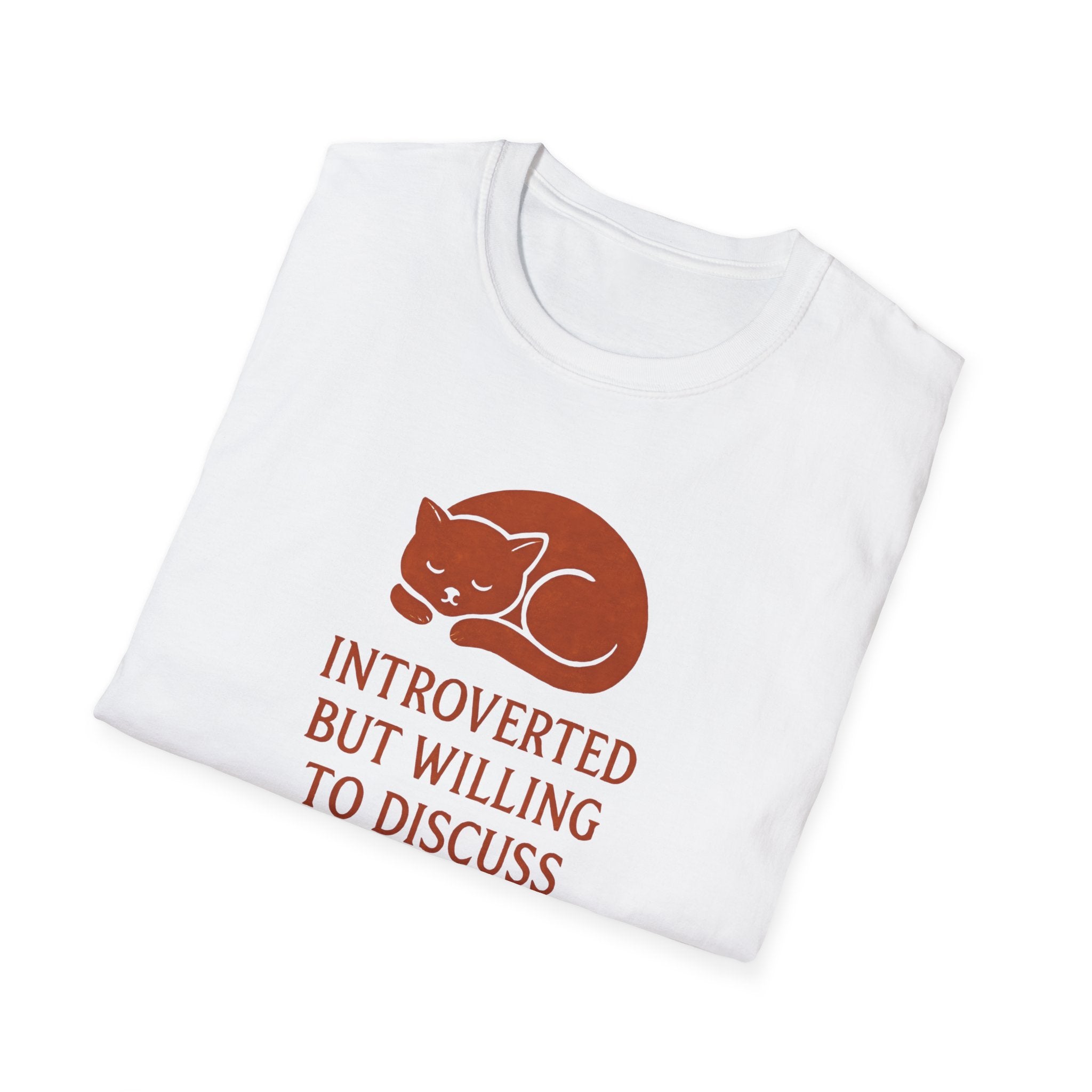 Introverted Pet Talk Cat T-Shirt
