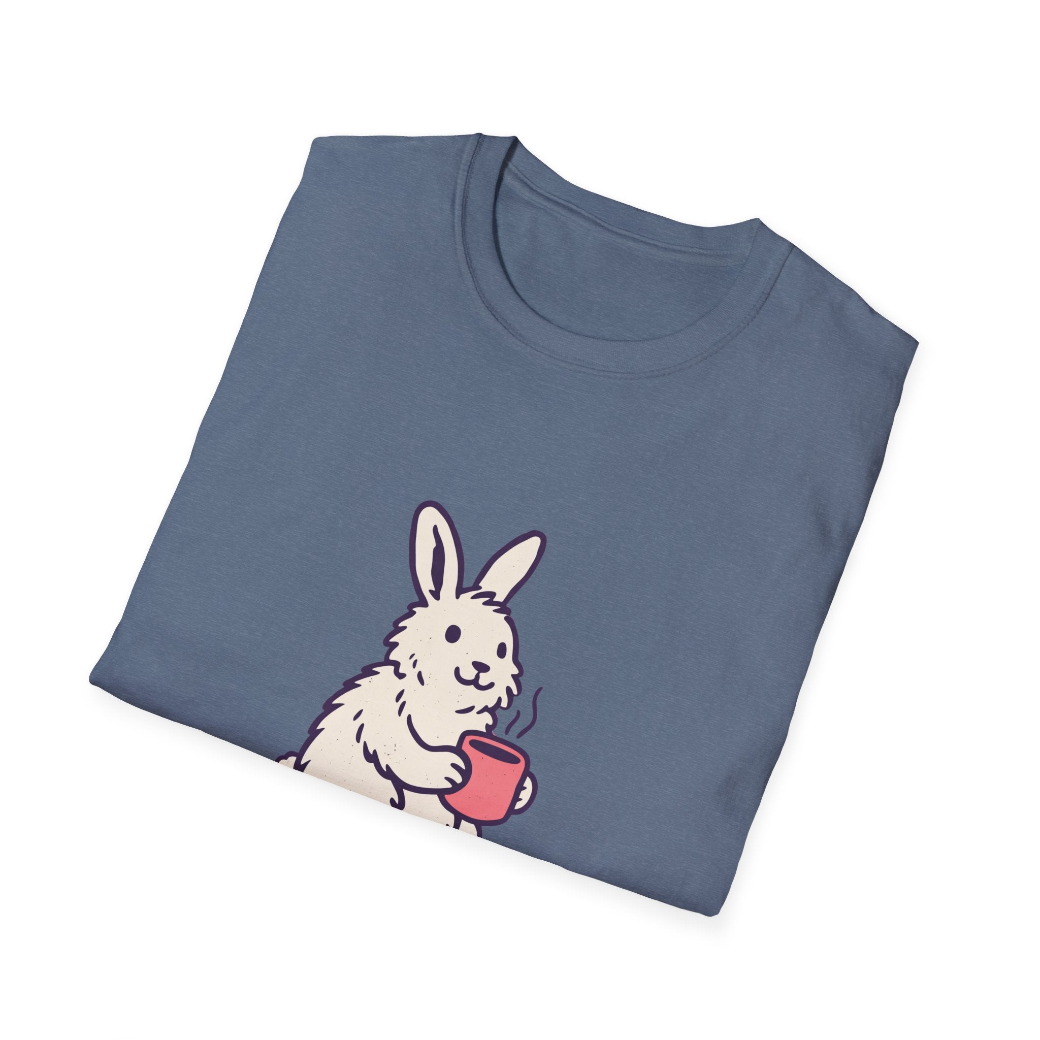 Bunny Sipping Morning Coffee T-Shirt