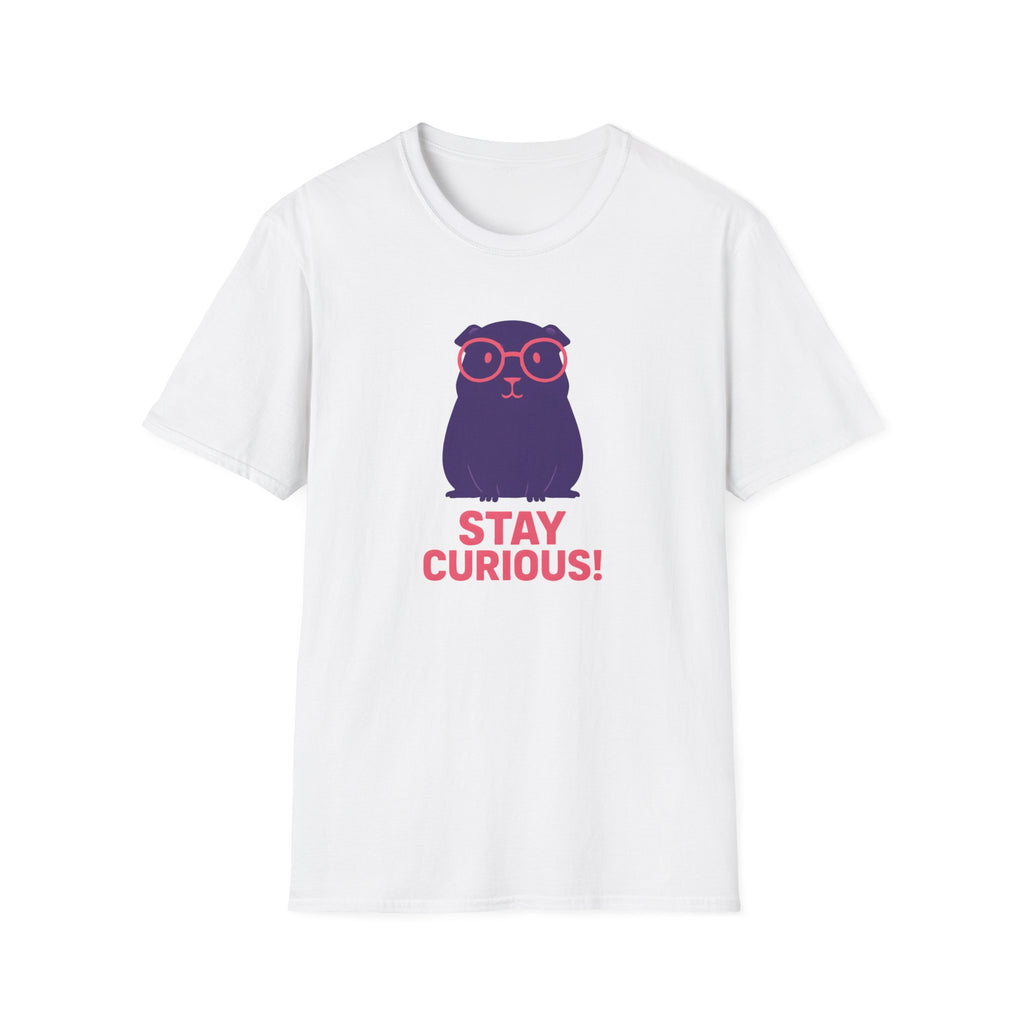 Stay Curious Purple Guinea Pig T-Shirt
