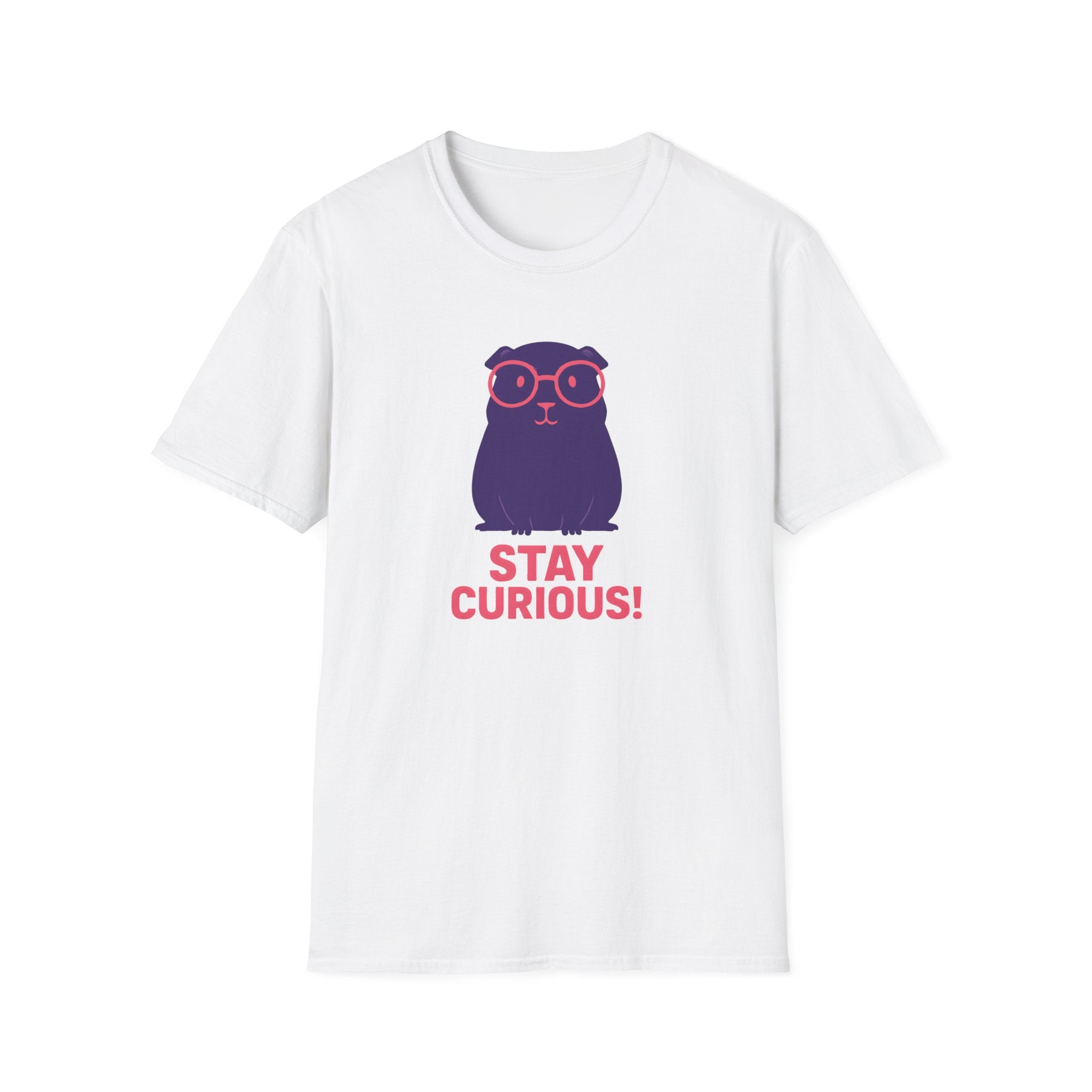 Stay Curious Purple Guinea Pig T-Shirt