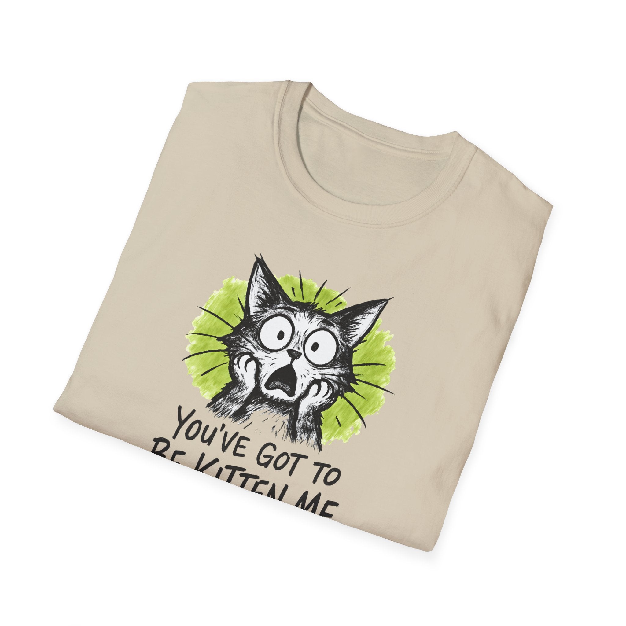 Shocked Kitten Expression T-Shirt