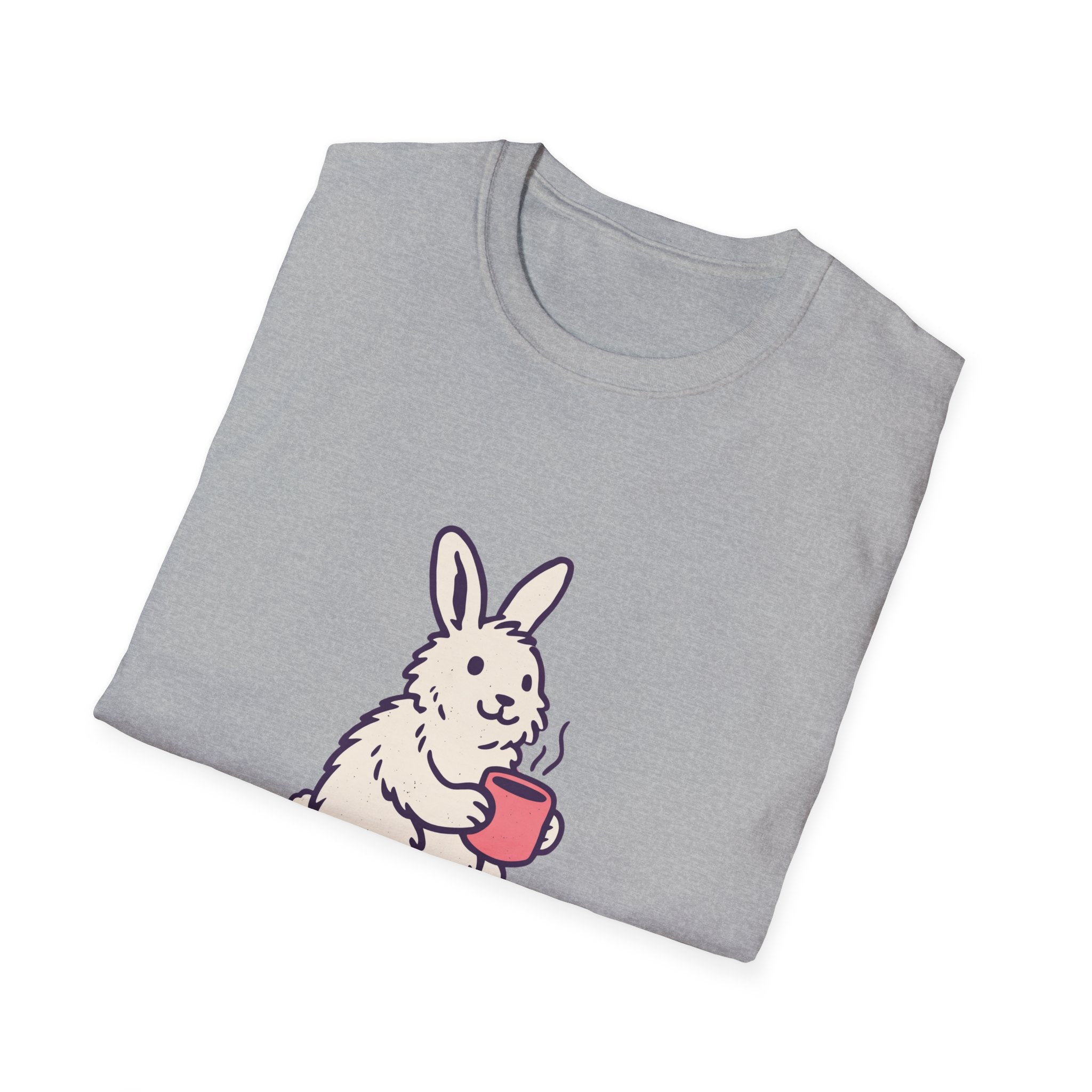 Bunny Sipping Morning Coffee T-Shirt
