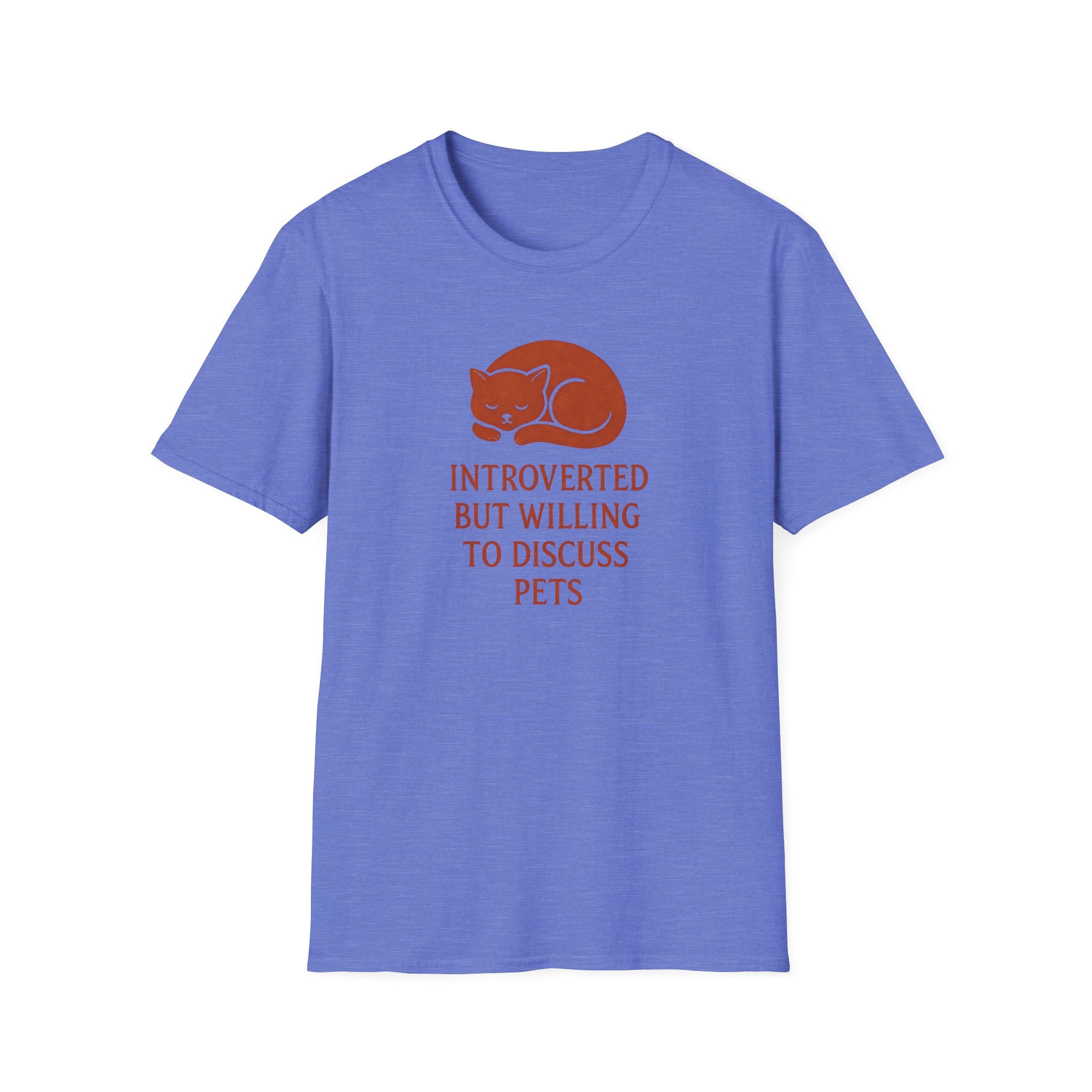 Introverted Pet Talk Cat T-Shirt
