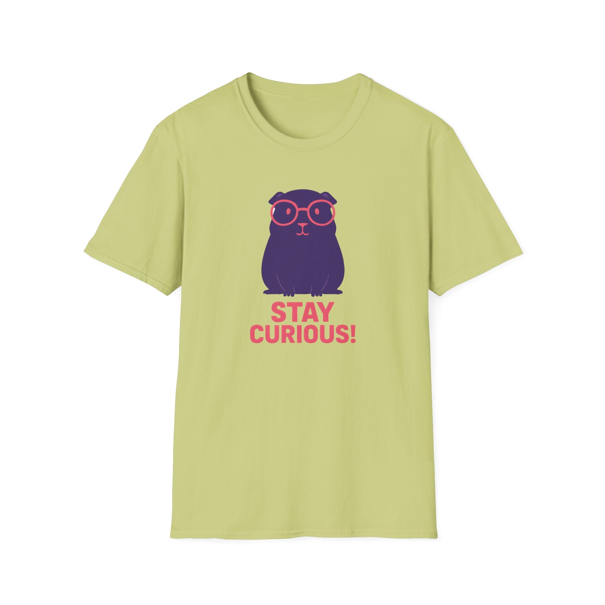 Stay Curious Purple Guinea Pig T-Shirt