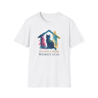 Watercolor It's Not a Home Without a Cat T-Shirt