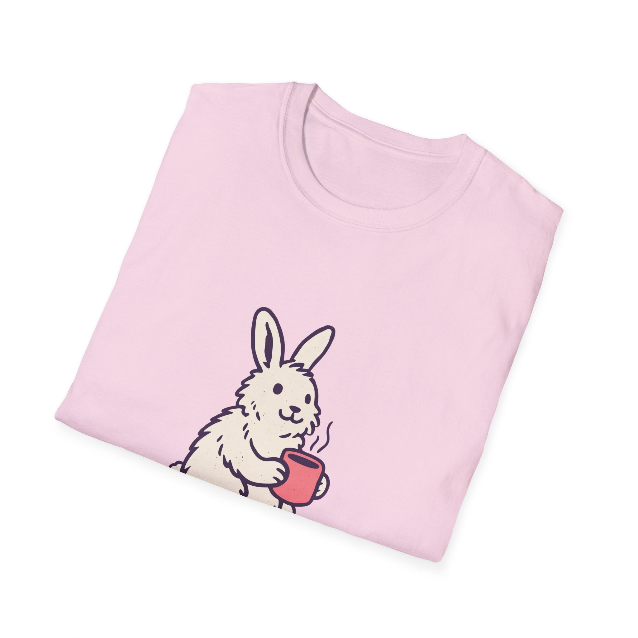 Bunny Sipping Morning Coffee T-Shirt