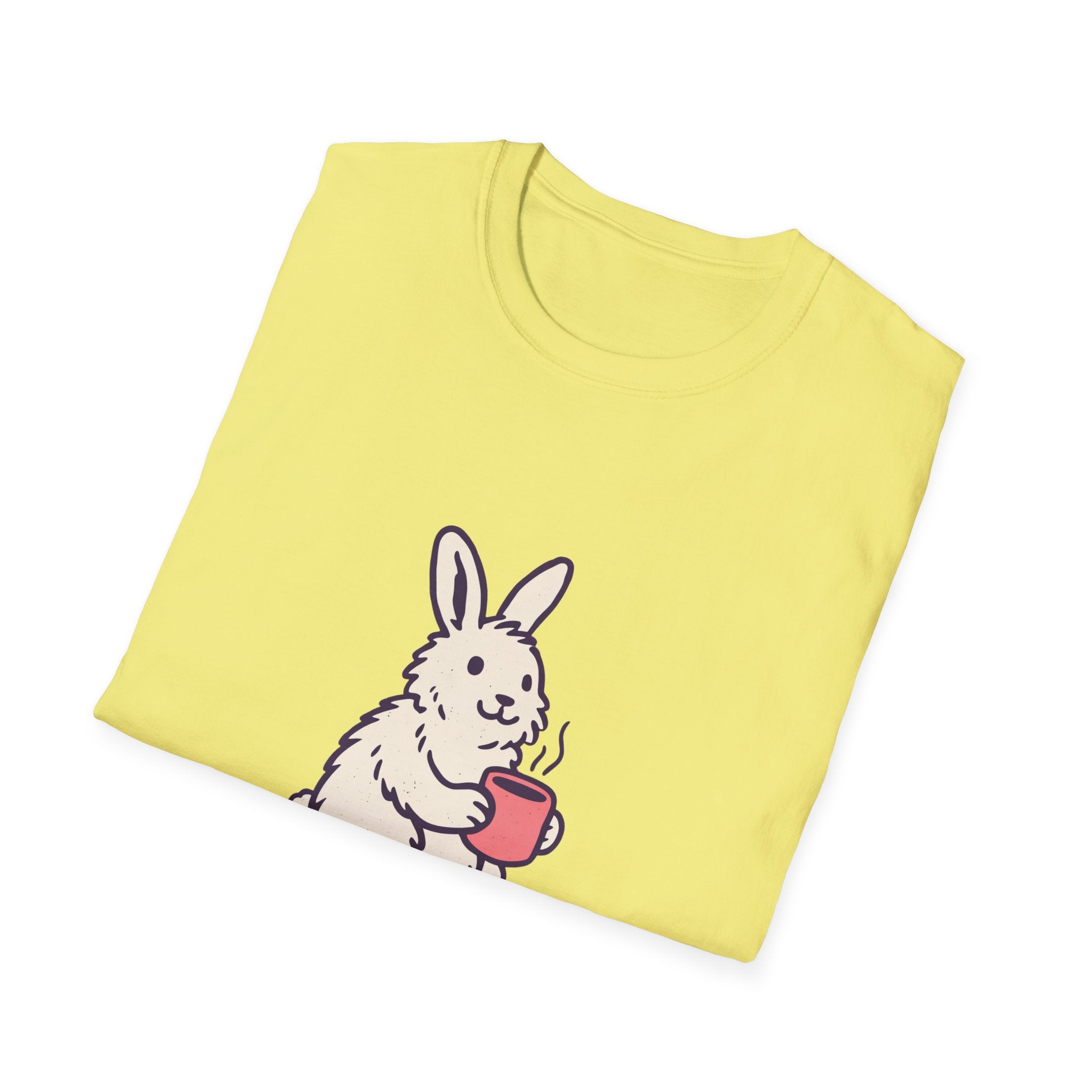 Bunny Sipping Morning Coffee T-Shirt