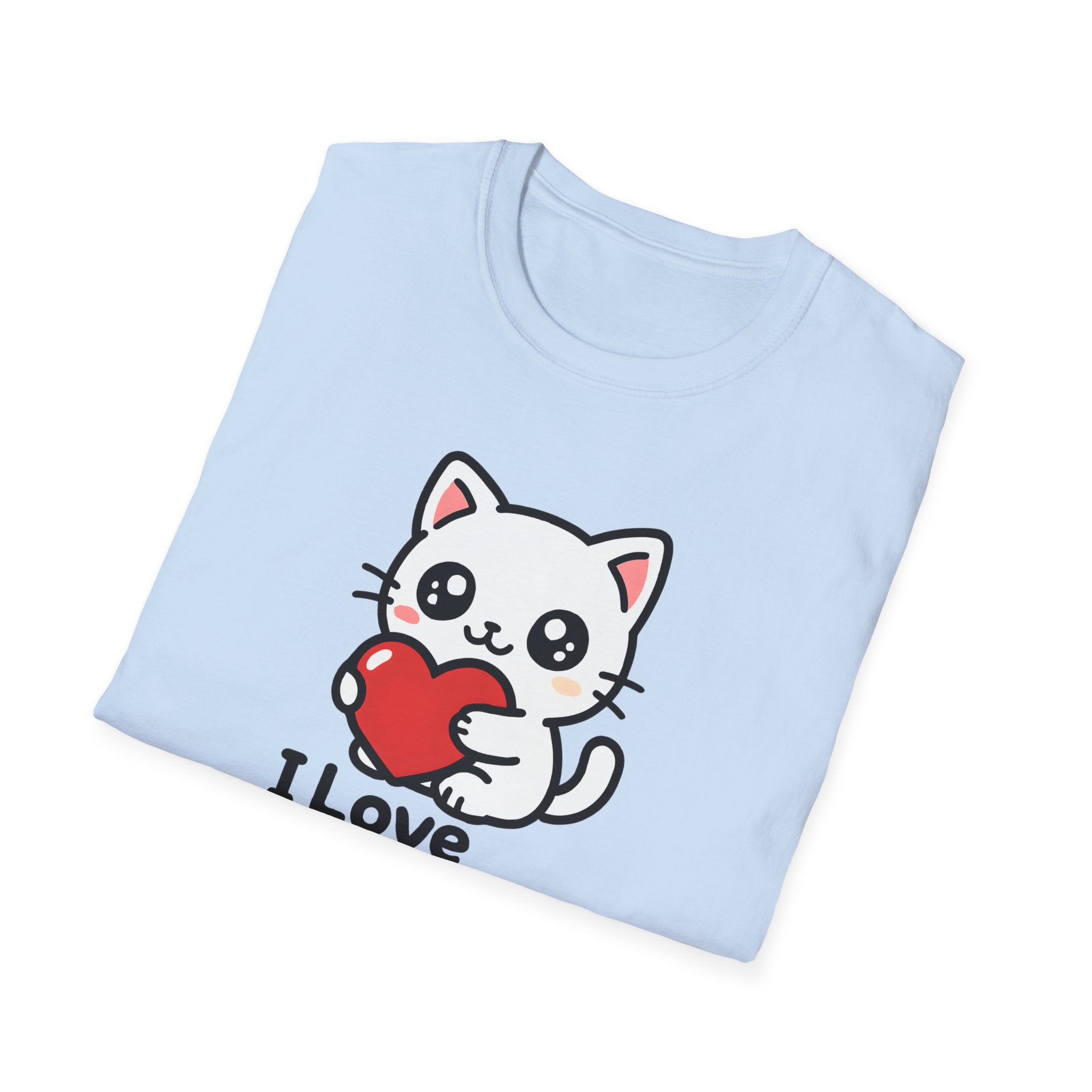 Cute Cat with Heart T-Shirt