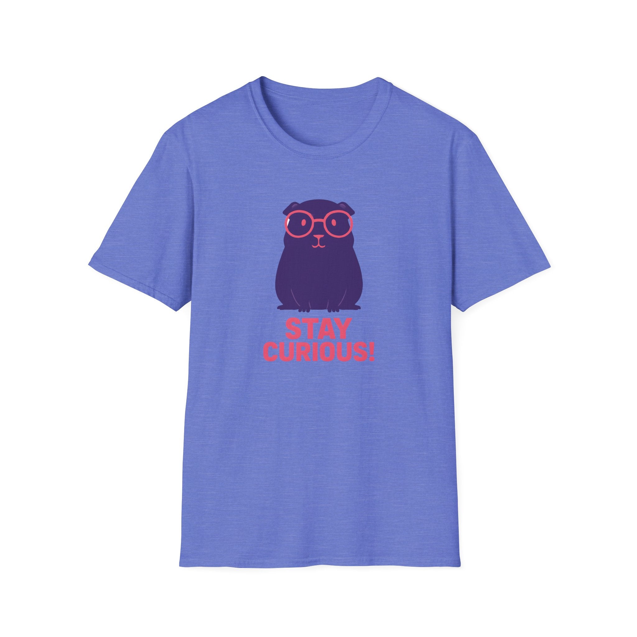 Stay Curious Purple Guinea Pig T-Shirt
